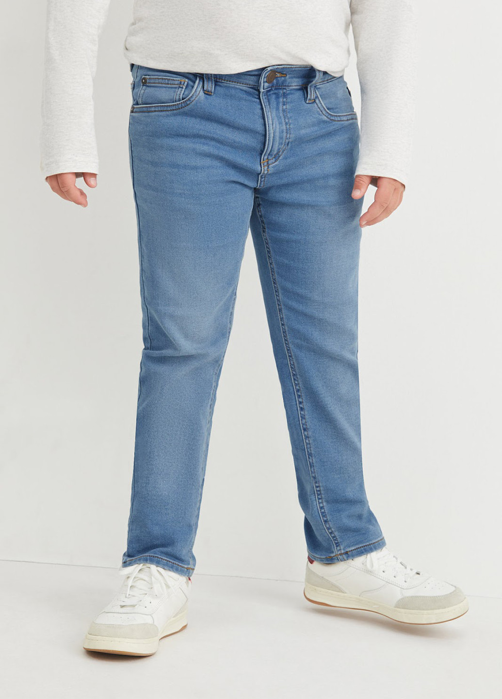 Комбинированные демисезонные скинни джинсы (2 шт.) C&A