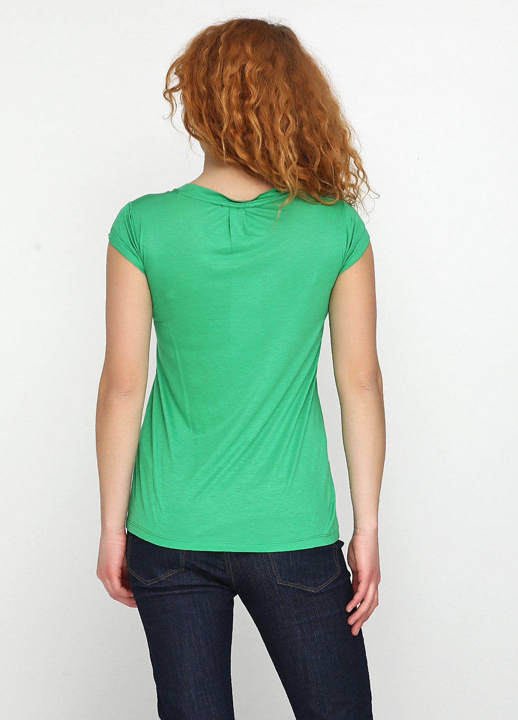 Зелена літня футболка Sassofono