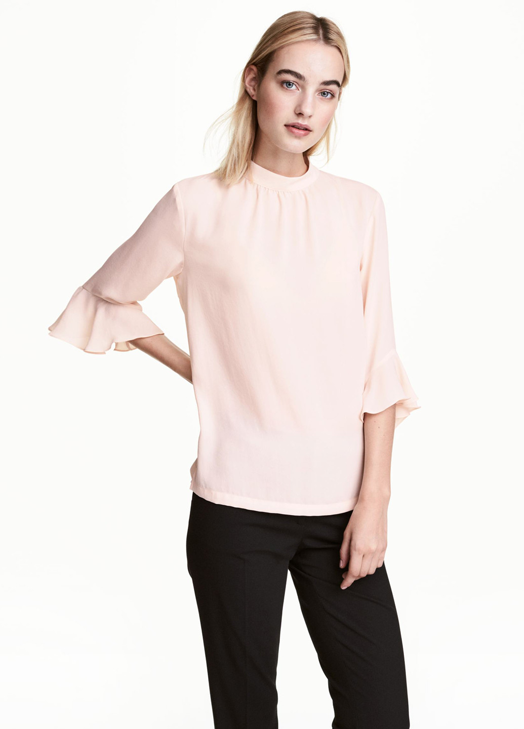 Світло-рожева демісезонна блуза H&M