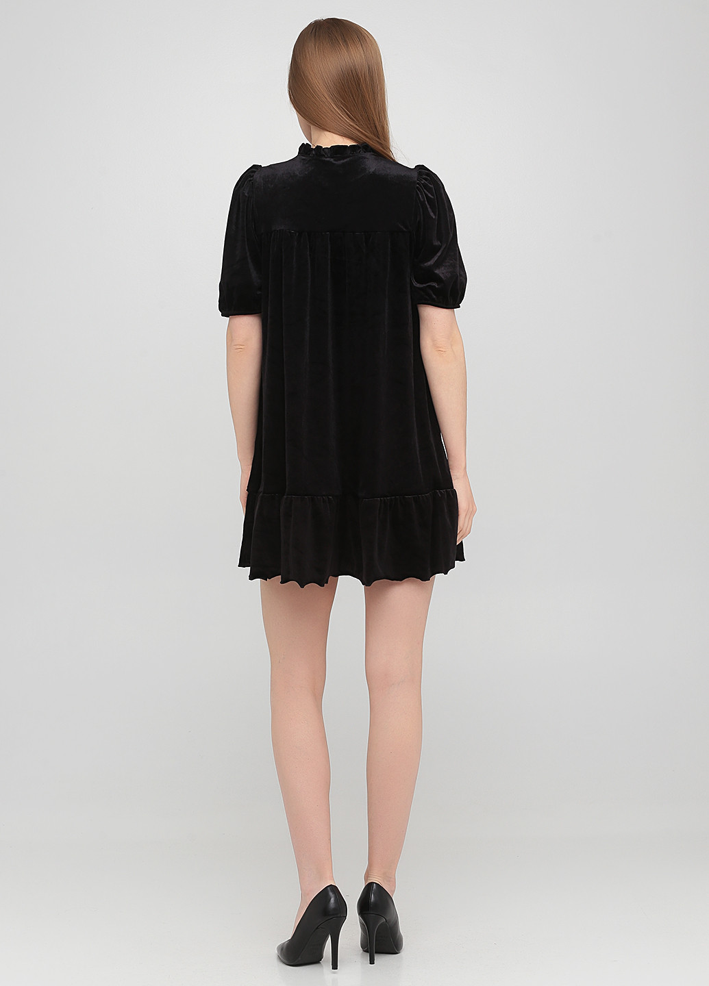 Чорна коктейльна сукня а-силует H&M однотонна