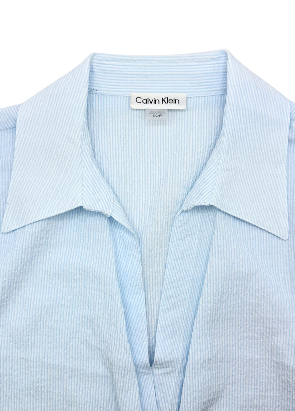 Голубая блуза Calvin Klein