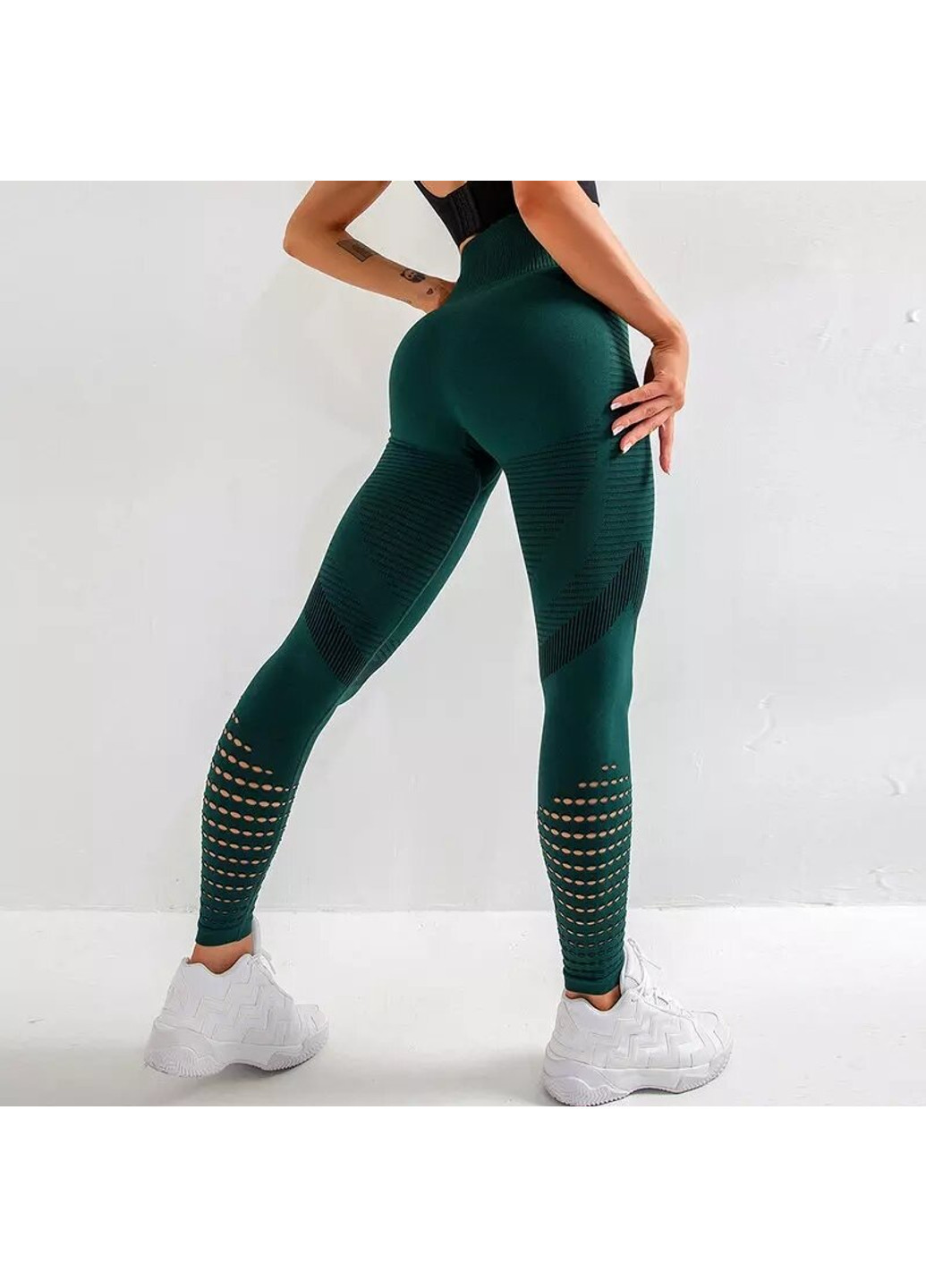 Зеленые демисезонные спортивные лосины drive green Aktasport