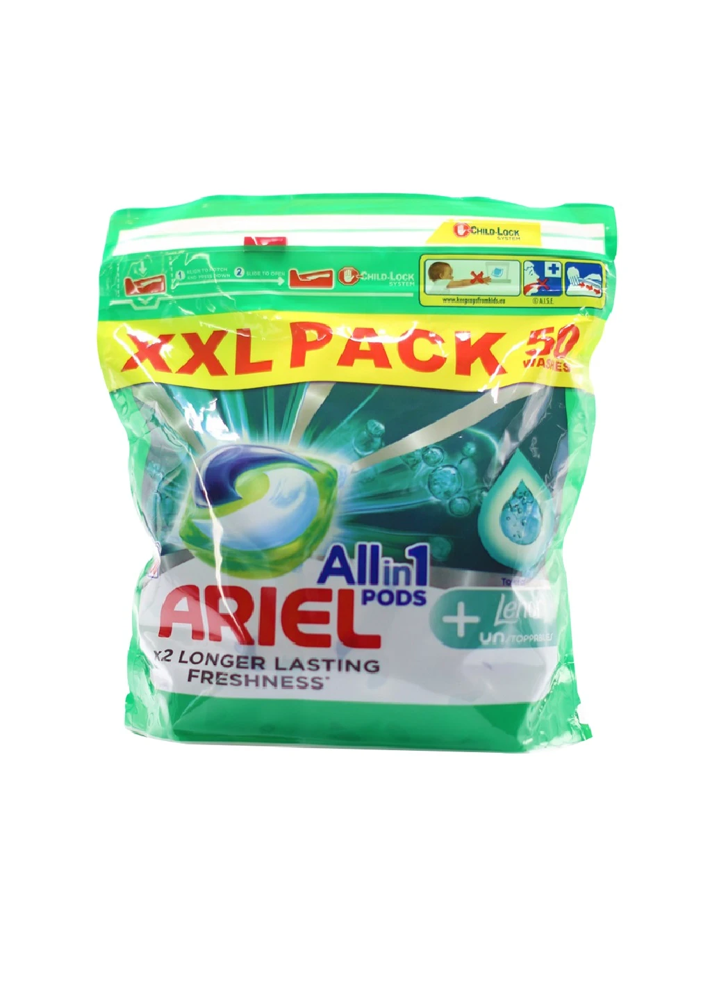 Гель-капсули для прання All in 1 +Lenor XXL 50 шт Ariel (254085172)
