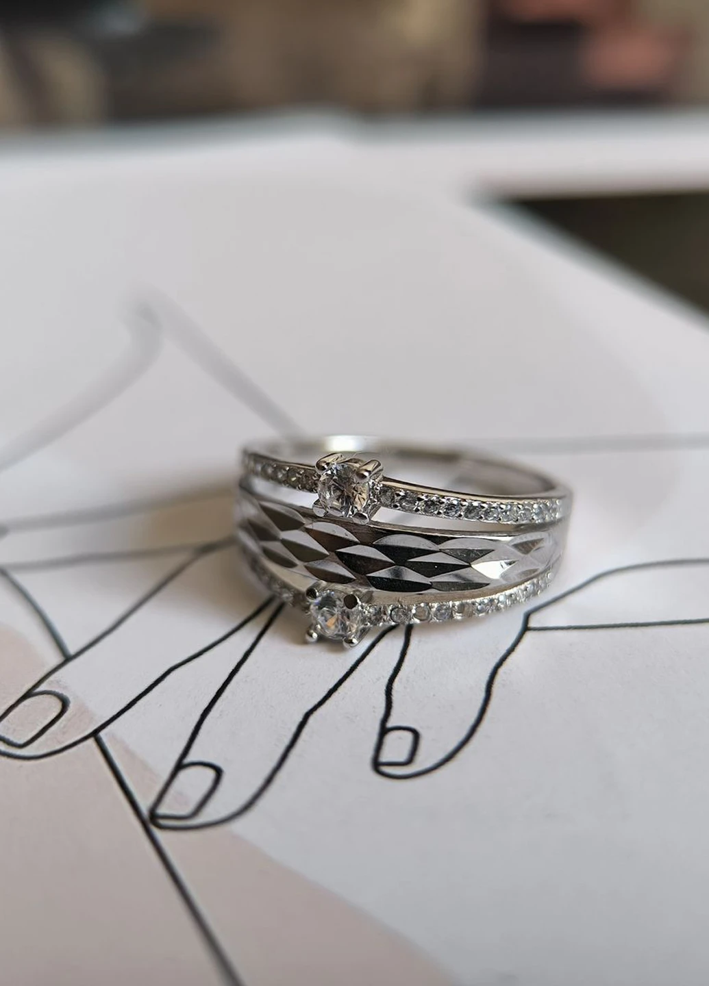 Каблучка Silver Flame (350941450)
