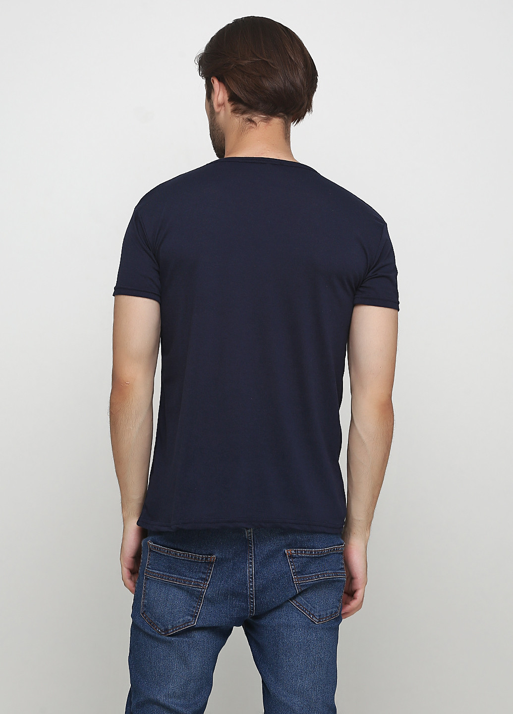 Темно-синяя летняя футболка Exelen