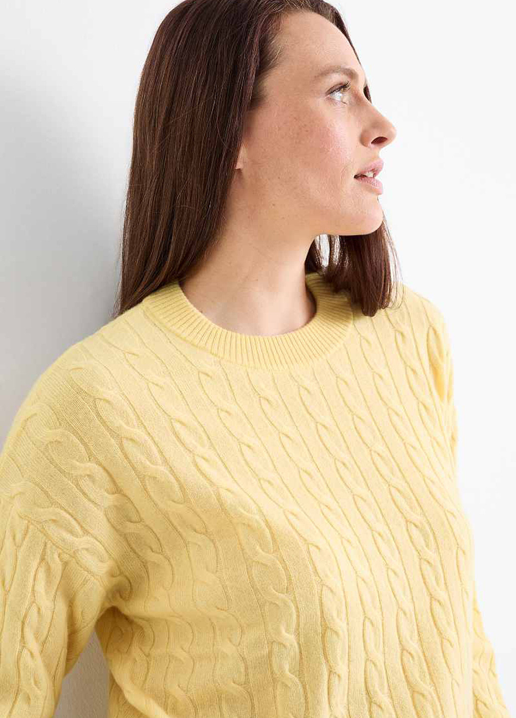 Жовтий демісезонний джемпер з кашеміру джемпер C&A