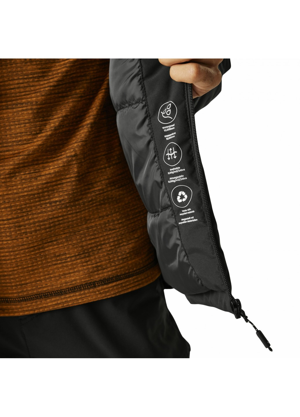 Чорна демісезонна куртка Regatta