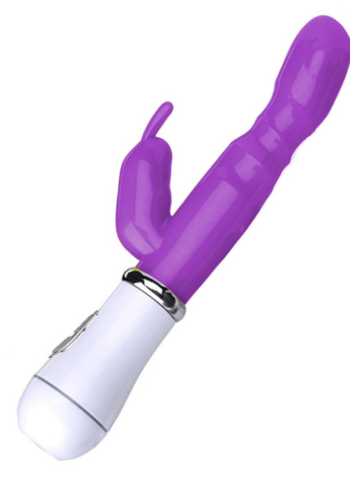 Вибратор (Кролик) Langsha фиолетовый силикон, пластик