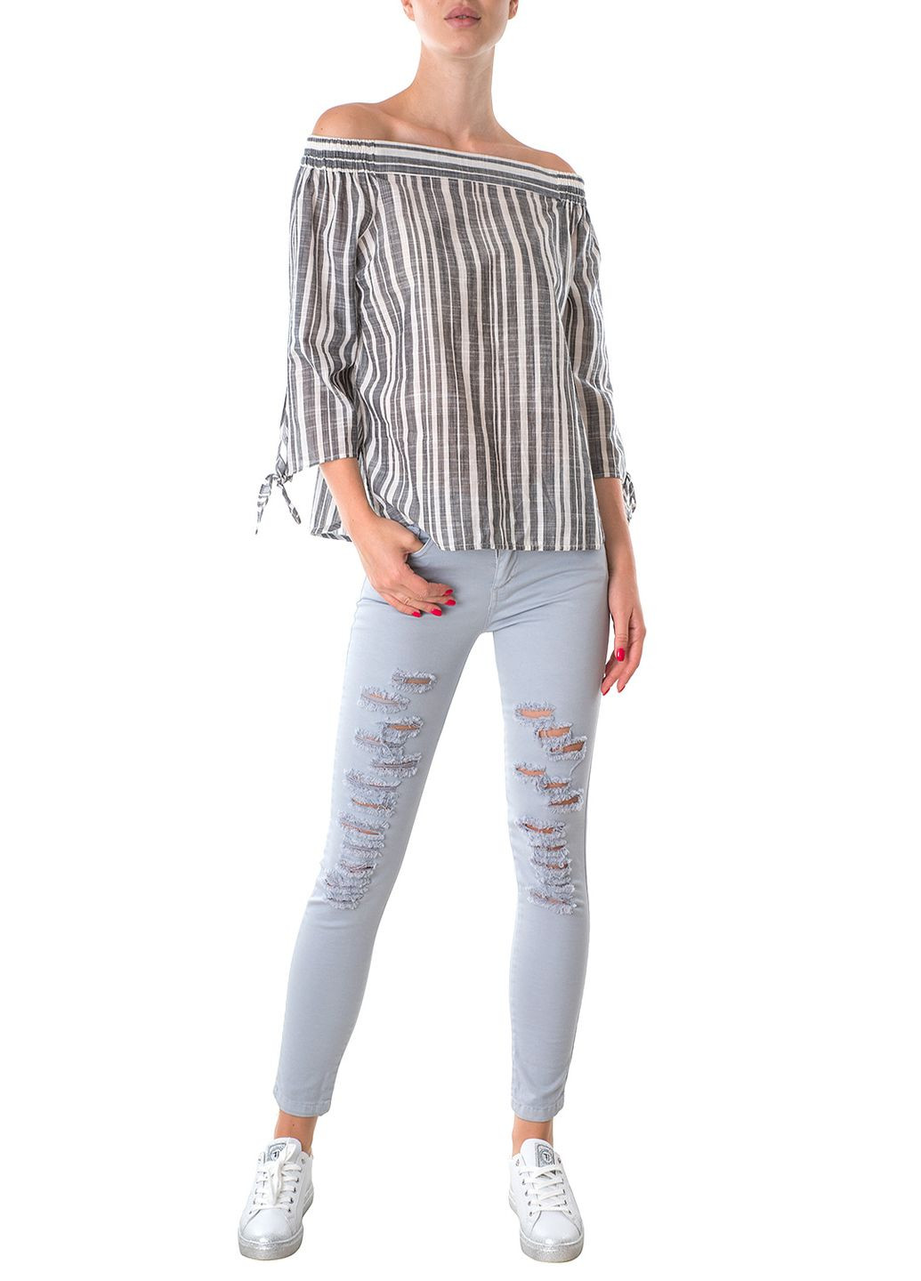 Комбінована блуза E-Bound