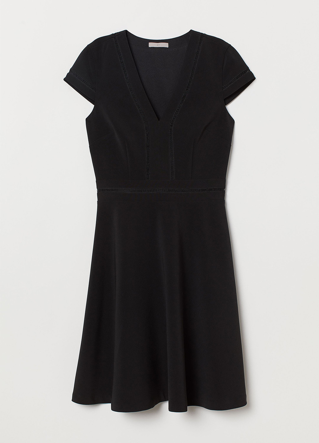 Чорна кежуал сукня кльош H&M