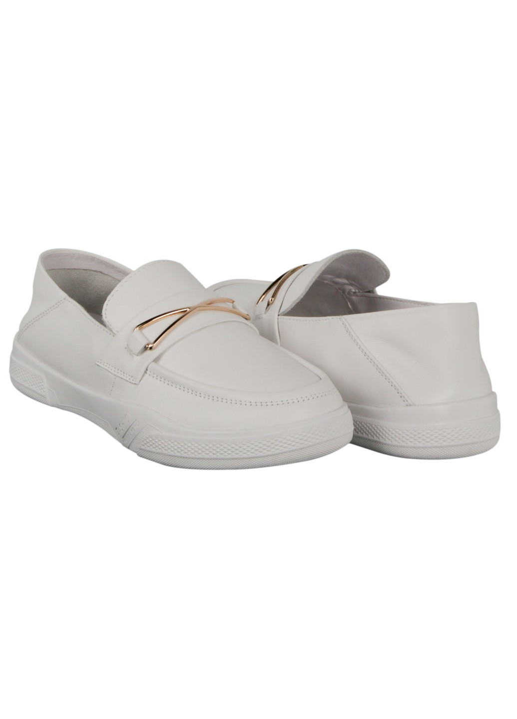 Buts Женские лоферы 197961, Белый, 40, 2999860526189 белый з натуральная кожа, — демисезон (252529558)