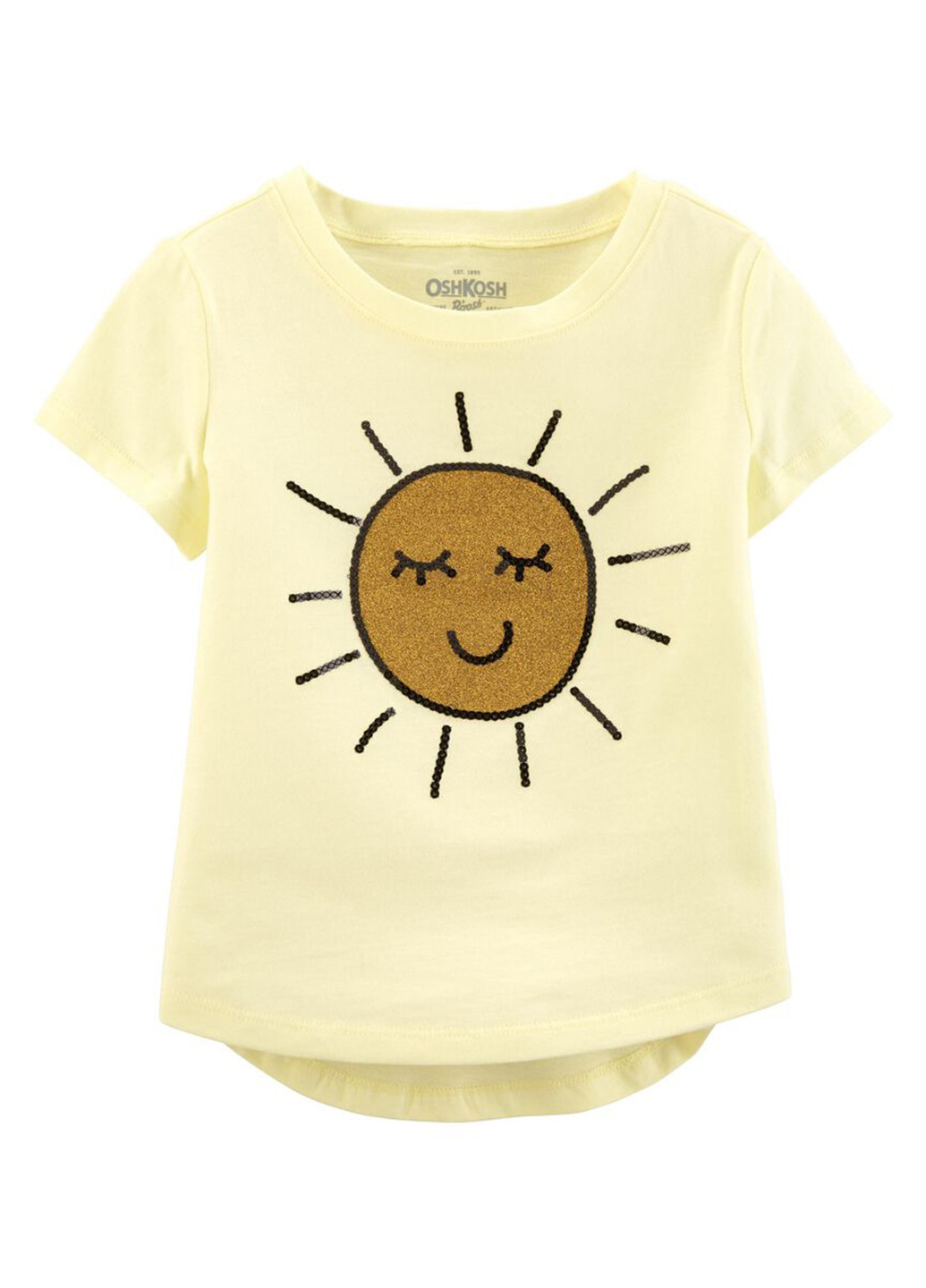 Светло-желтая летняя футболка OshKosh