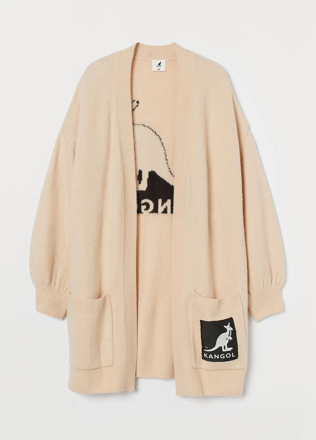 Бежевый демисезонный кардиган H&M