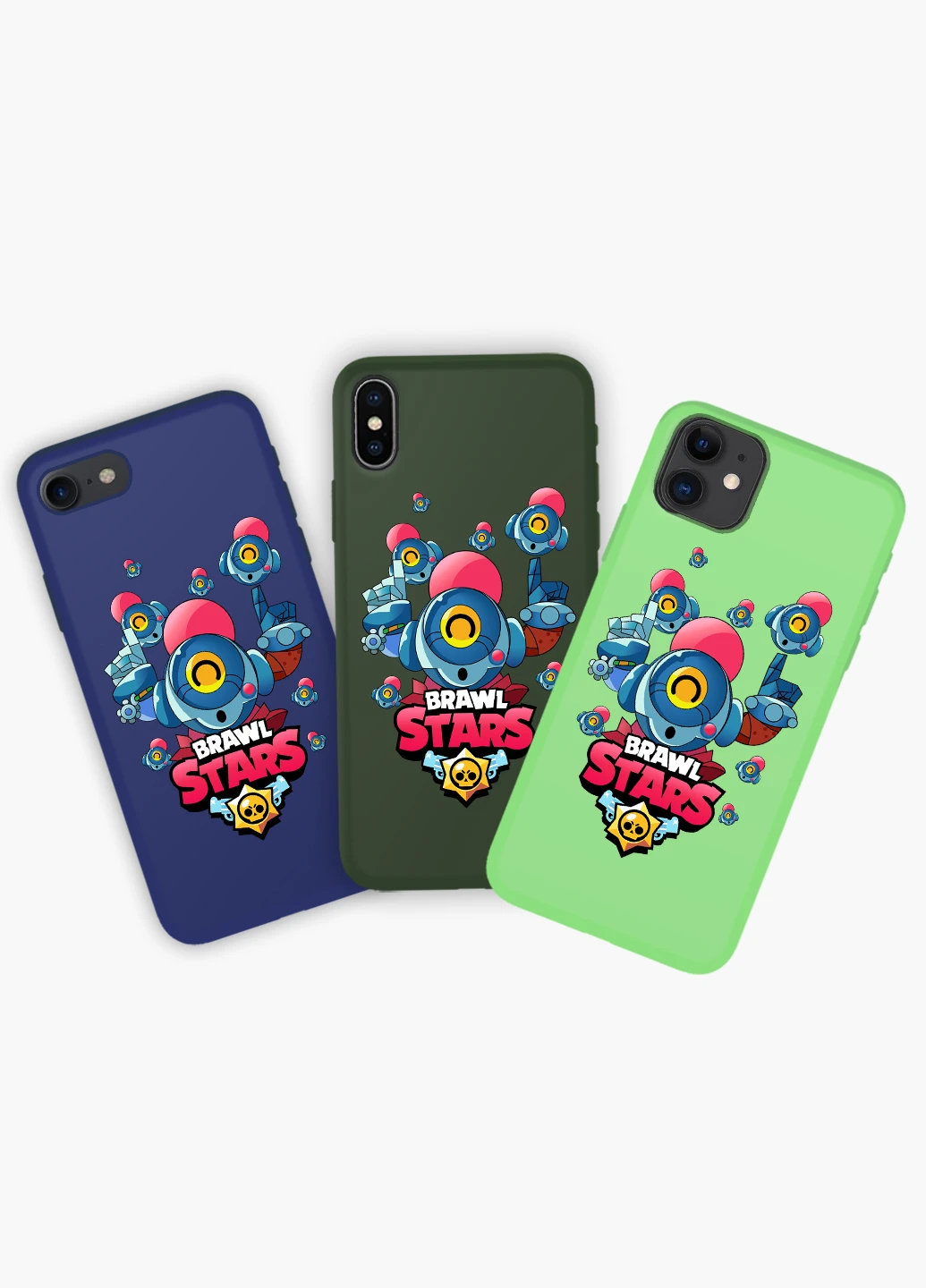 Чохол силіконовий Apple Iphone 6 Тік Бравл Старс (Tick Brawl Stars) (6937-1704) MobiPrint (219517695)