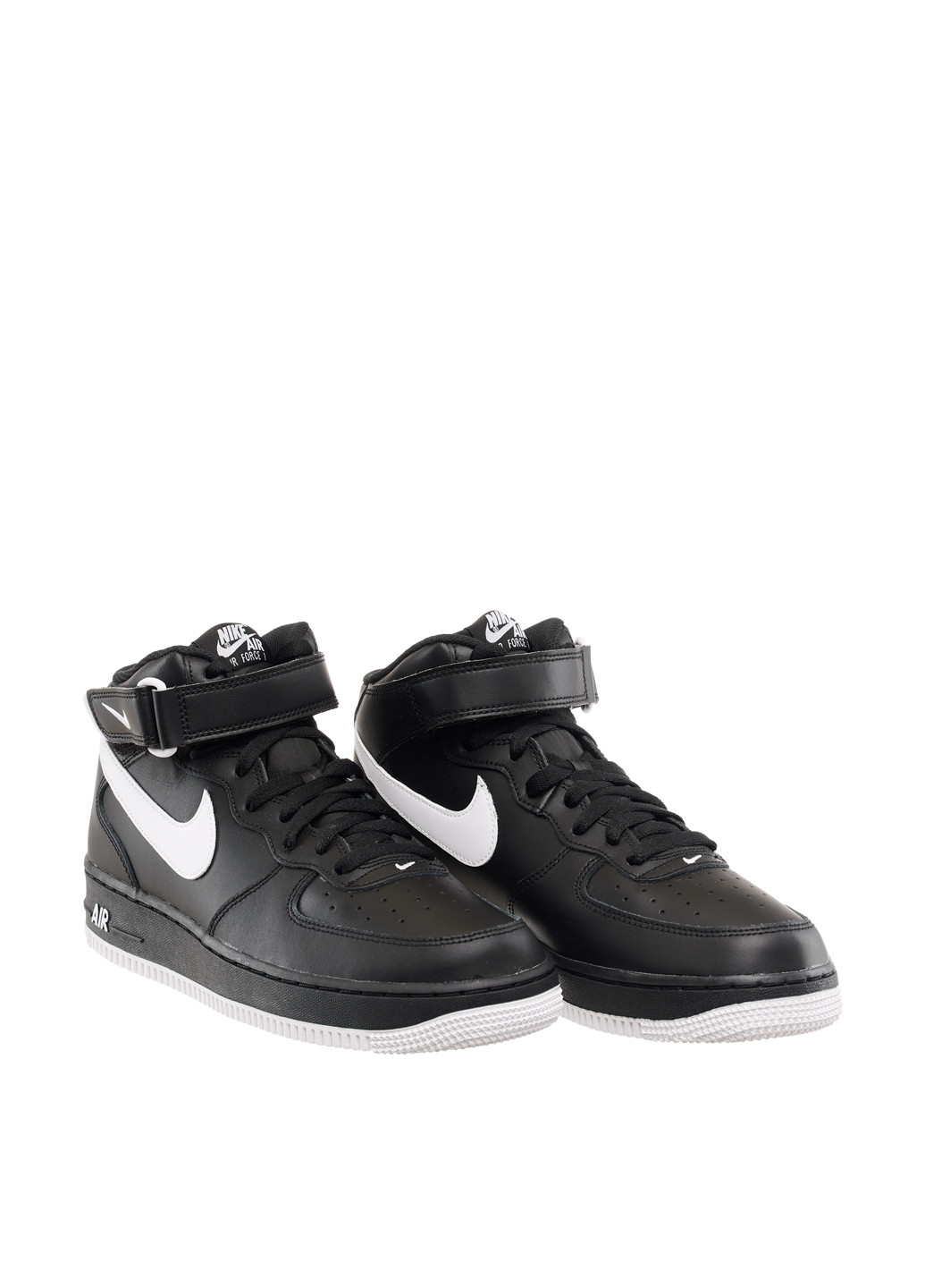Черные демисезонные кроссовки dv0806-001_2024 Nike Air Force 1 Mid '07