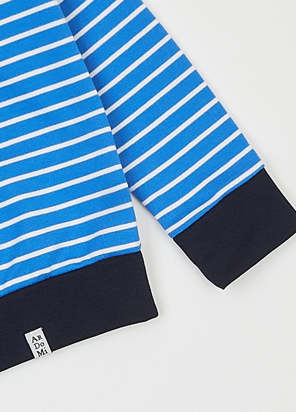 Синий свитшот ArDoMi полоска без декора (293004892)
