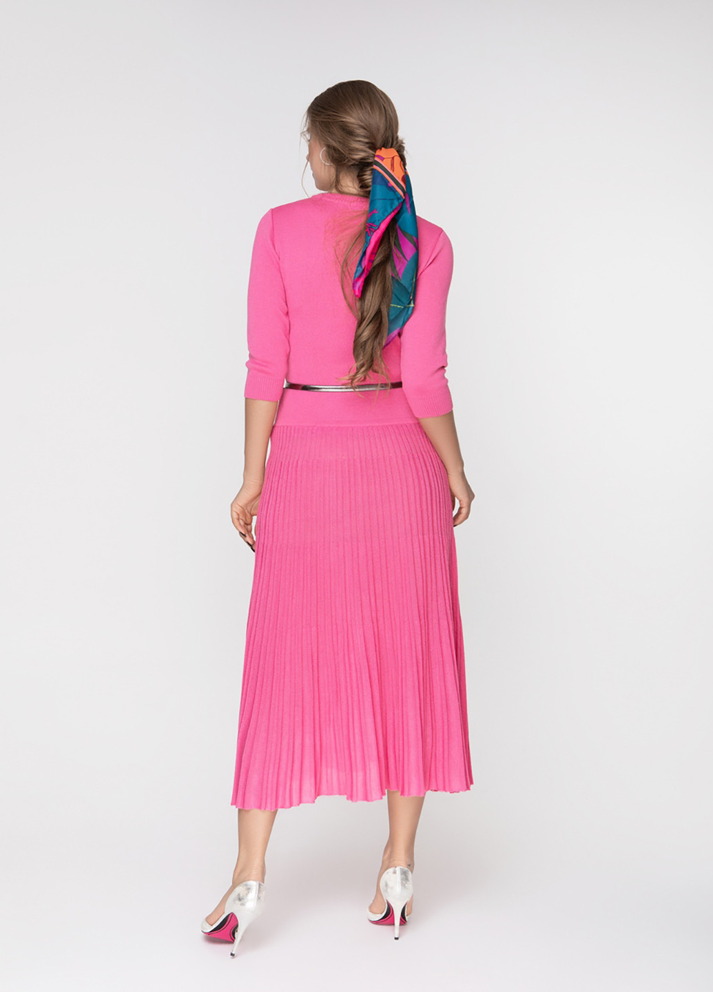 Розовое кэжуал платье Sewel однотонное