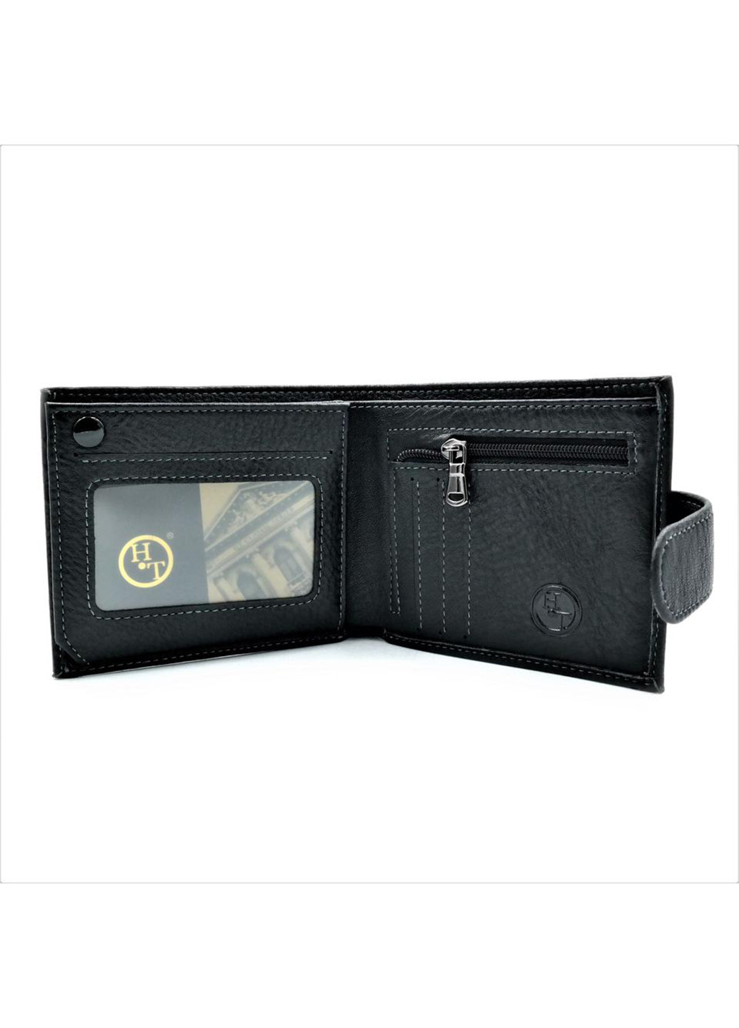Чоловічий шкіряний гаманець 11х10х2 см H.T.Leather (255710165)