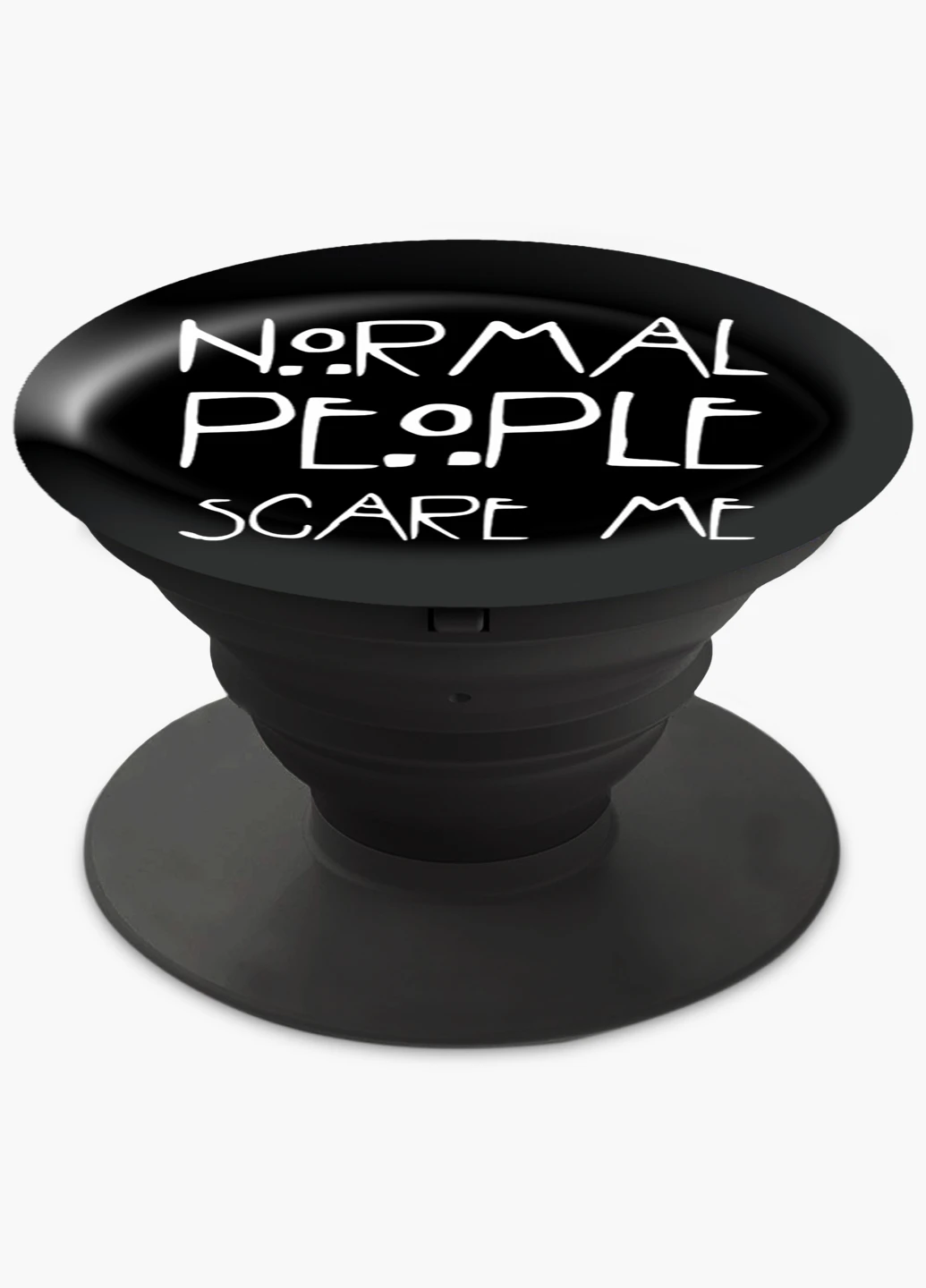 Попсокет (Popsockets) держатель для смартфона Американская история ужасов (American Horror Story) (8754-2701) Черный MobiPrint (221548635)