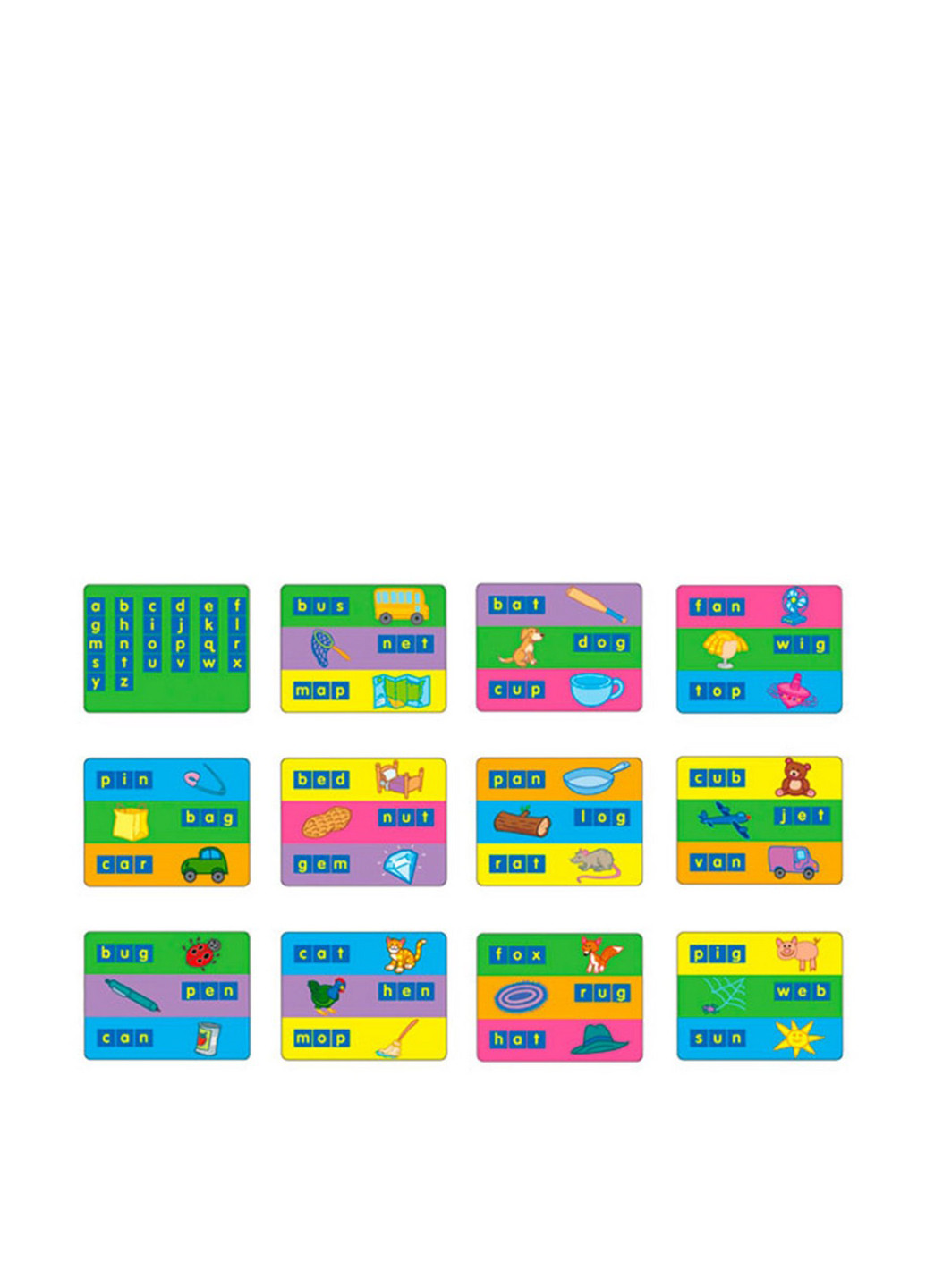 Навчальні картки Цікаві літери (6 карт) Gigo (291859210)