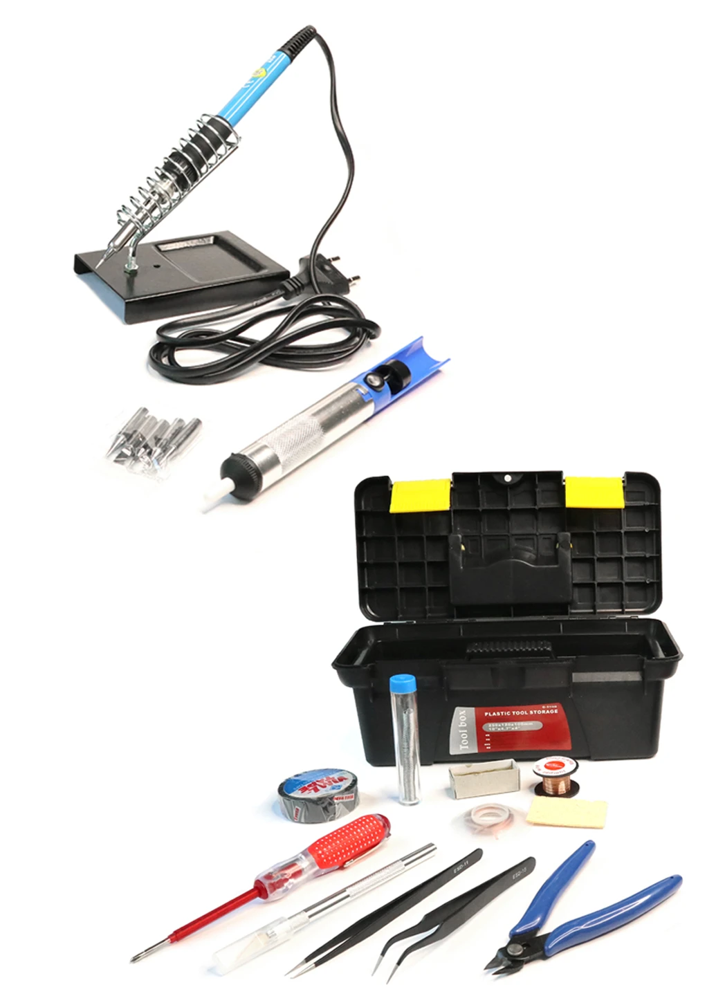 Паяльный набор с регулированием температуры, в боксе 20 в 1 V&Y UFT Tool01 (238644743)