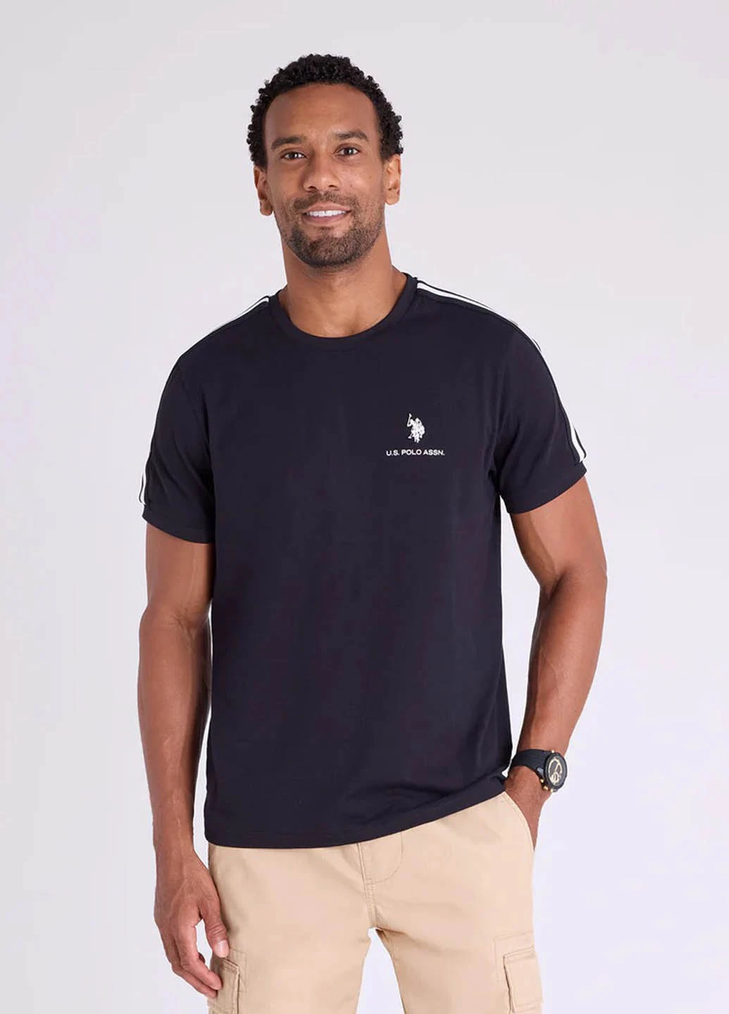 Чорна футболка U.S. Polo Assn.