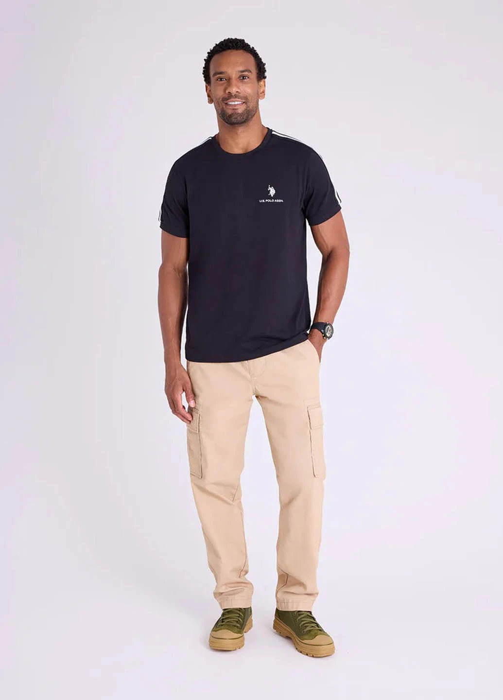 Чорна футболка U.S. Polo Assn.