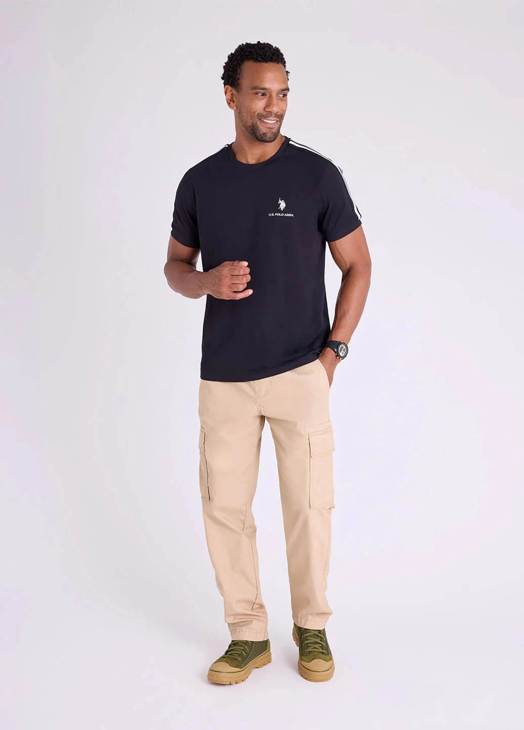 Чорна футболка U.S. Polo Assn.