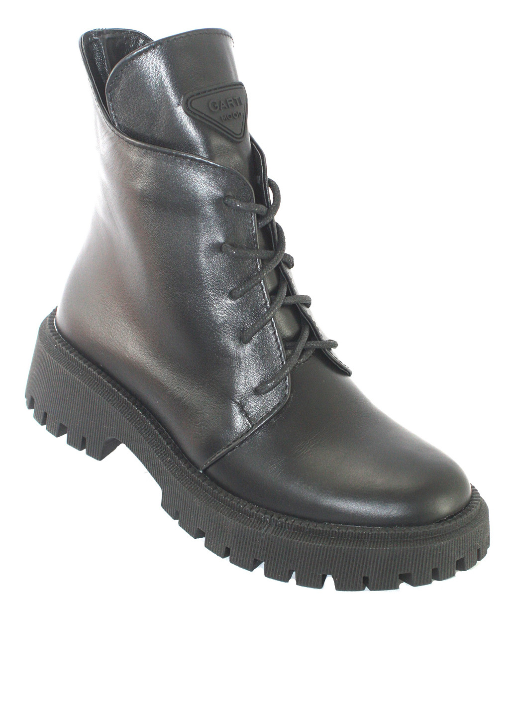 Осенние ботинки Mila на тракторной подошве, со шнуровкой