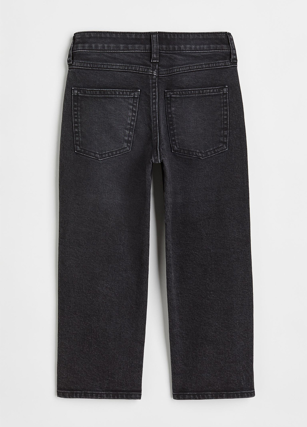 Темно-серые демисезонные прямые джинсы H&M