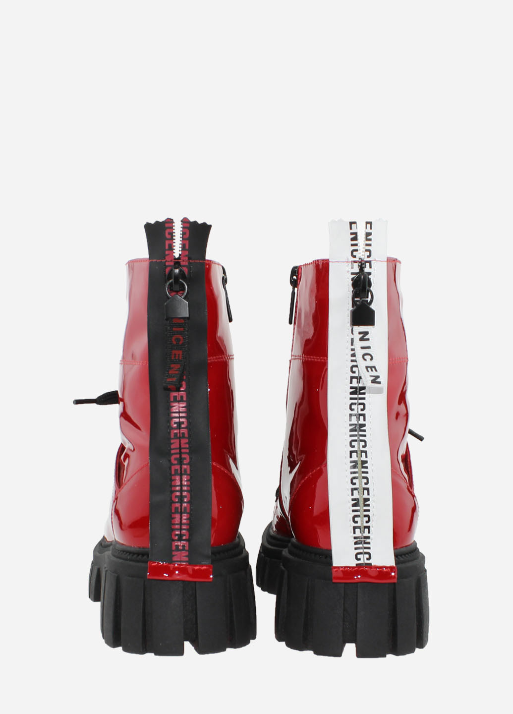 Осенние ботинки rs01954 красный Saurini