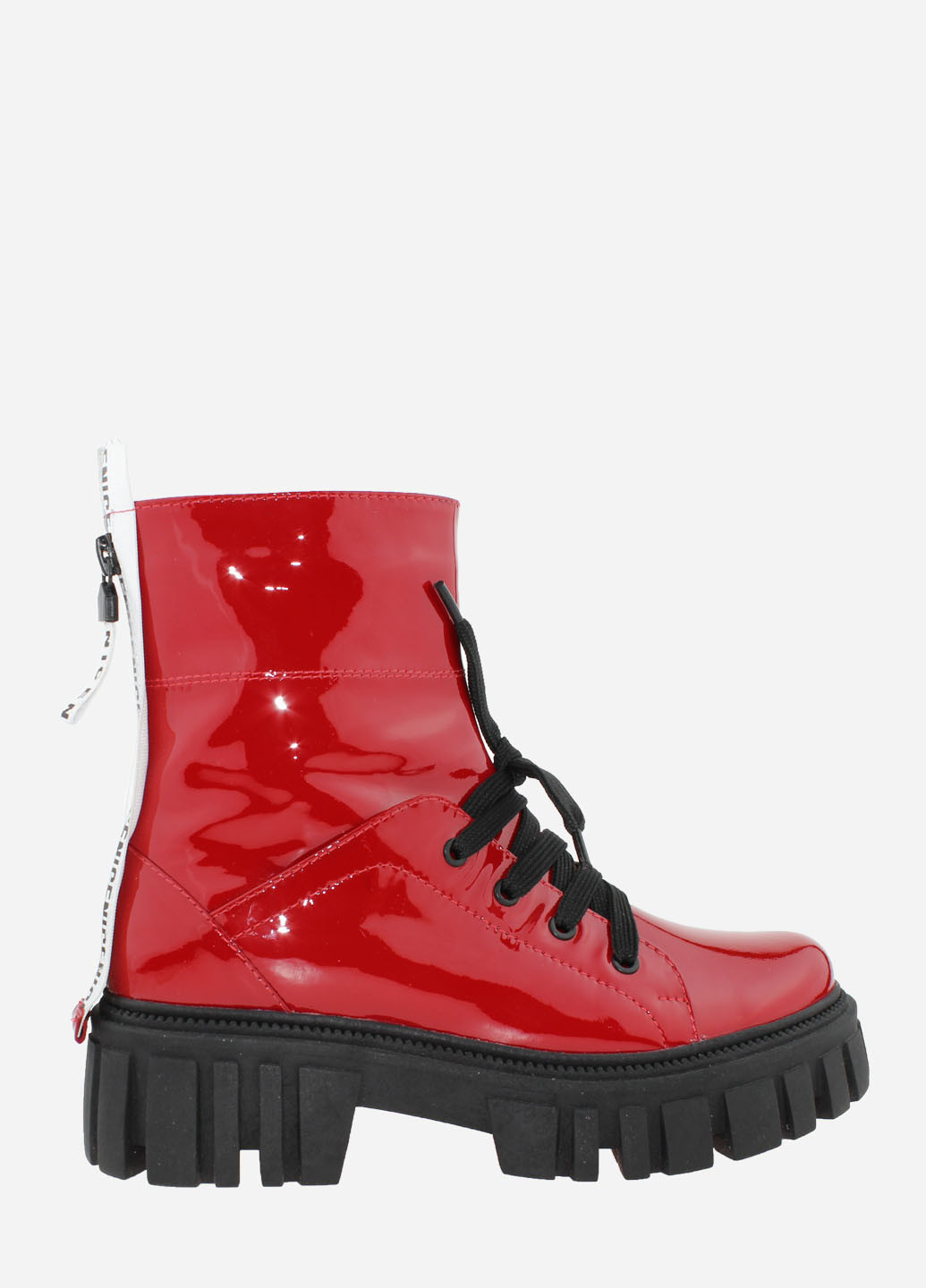 Осенние ботинки rs01954 красный Saurini