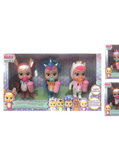 Набор "3 мини куклы" 3359-412E No Name (251903800)