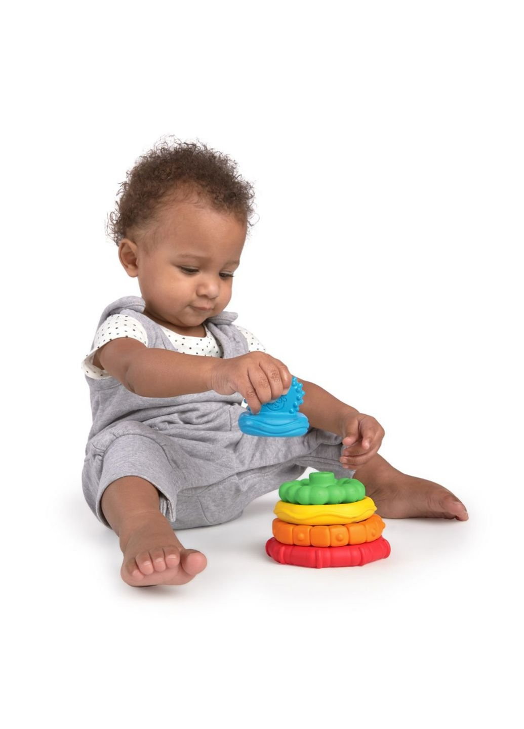 Розвиваюча іграшка Baby Einstein пірамідка Stack Teethe (12356) No Brand (254066888)