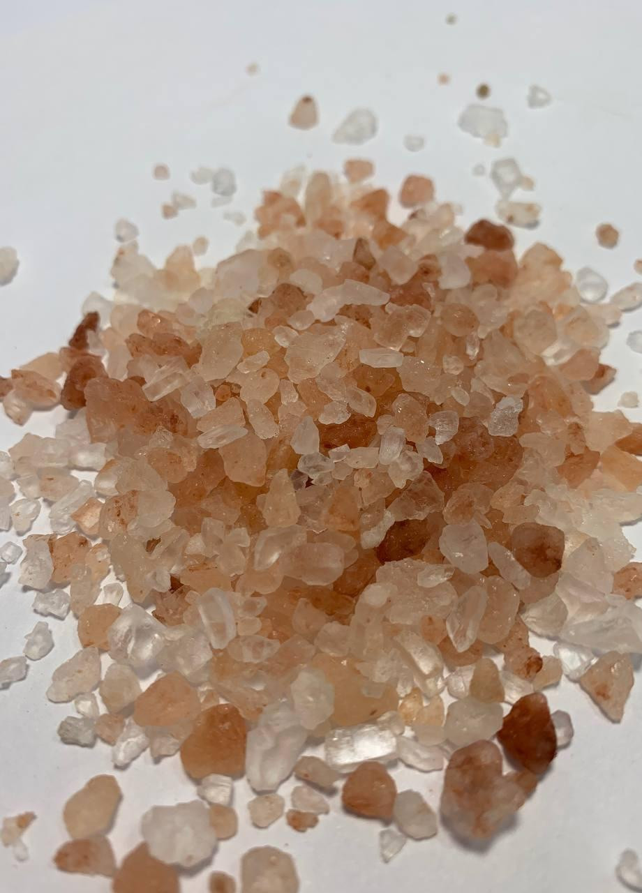 Сіль рожева (гімалайська) крупна 205 грам в скляній банці No Brand (251407371)