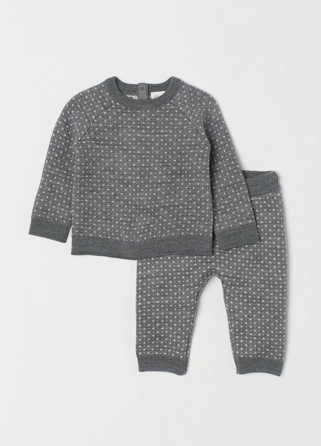 Сірий демісезонний комплект (джемпер, штани) H&M