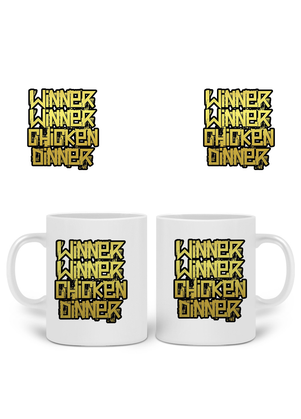 Кружка Пубг Пабг (Pubg) 330 мл горнятко керамічне (20259-1180) MobiPrint (219777111)