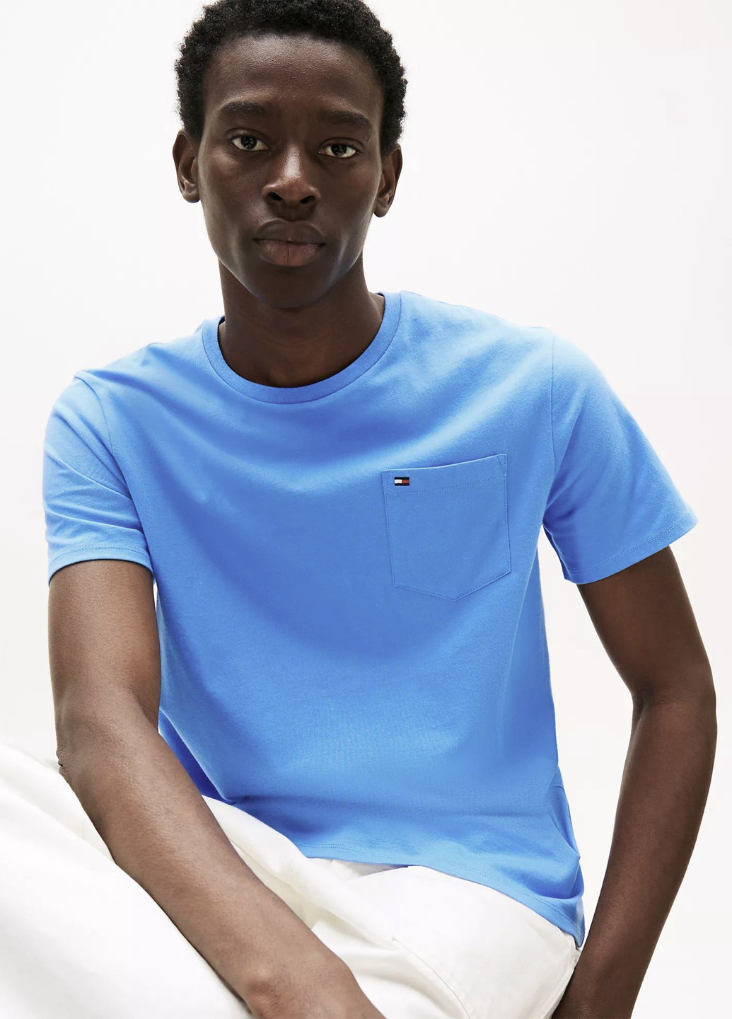 Голубая футболка Tommy Hilfiger