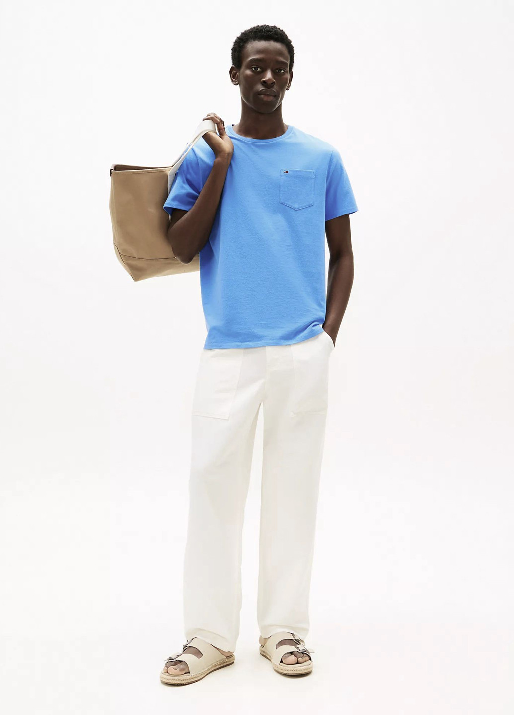 Голубая футболка Tommy Hilfiger