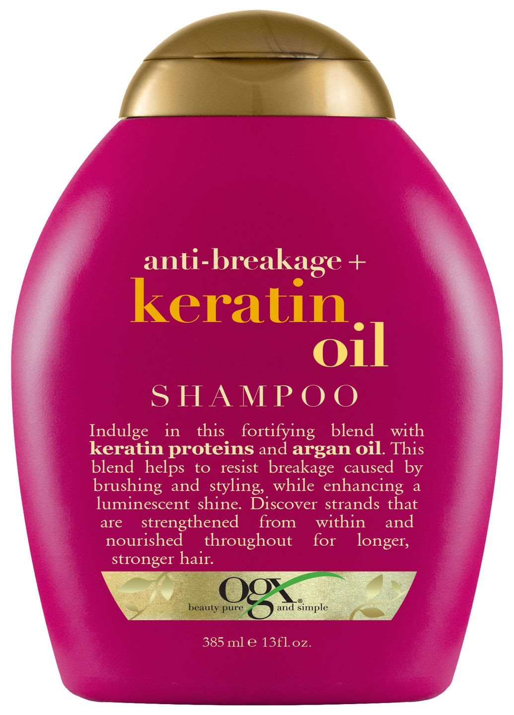 Шампунь против ломкости волос Keratin Oil Anti-Breakage Shampoo OGX (193792960)