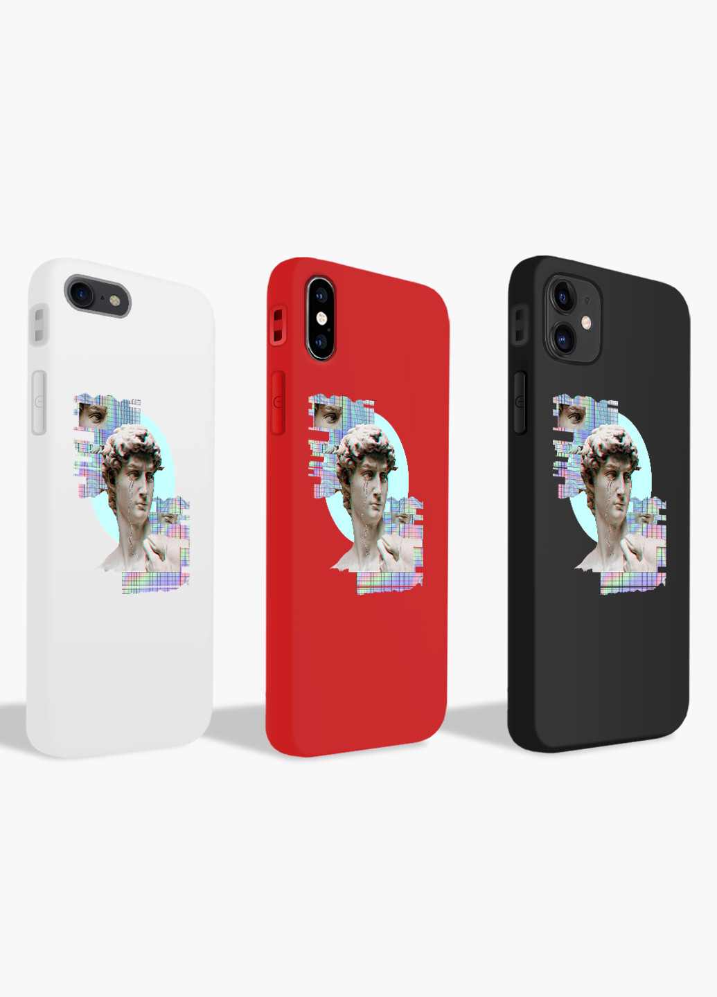 Чехол силиконовый Apple Iphone X Давид Ренессанс (David Renaissance) (6129-1584) MobiPrint (219518179)