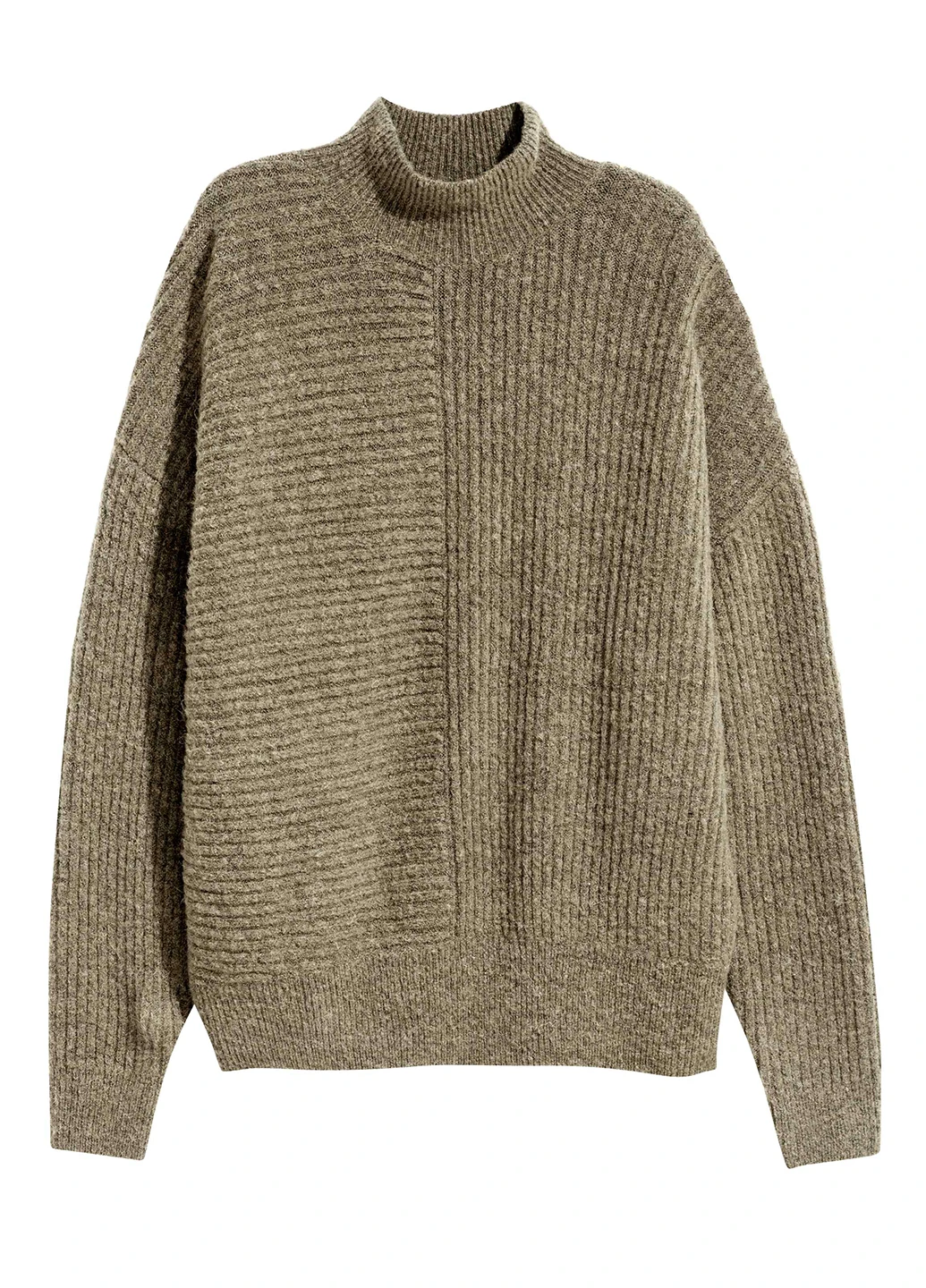 Оливковий (хакі) демісезонний светр джемпер H&M