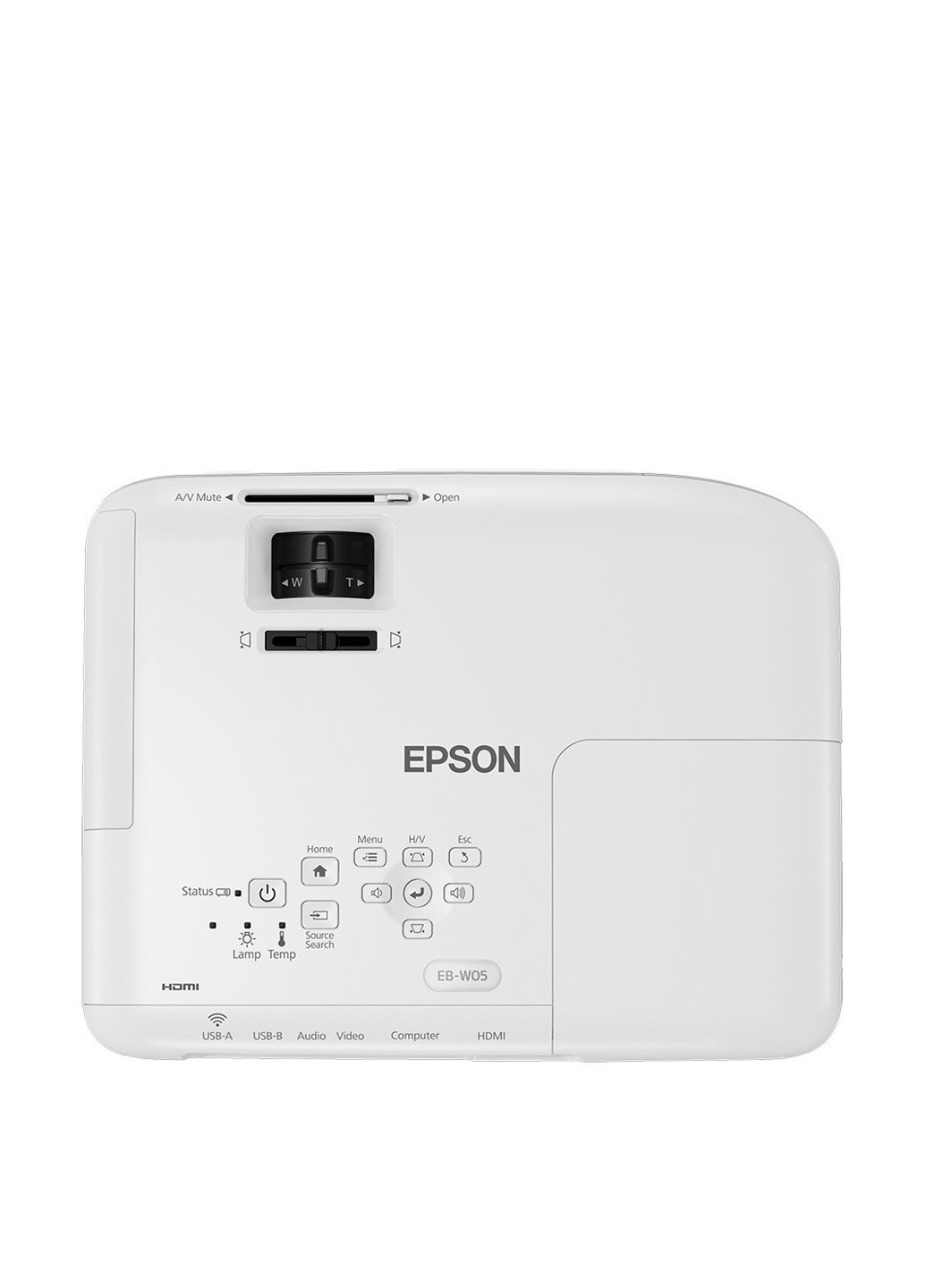 Проектор V11H840040 Epson EB-W05 белый