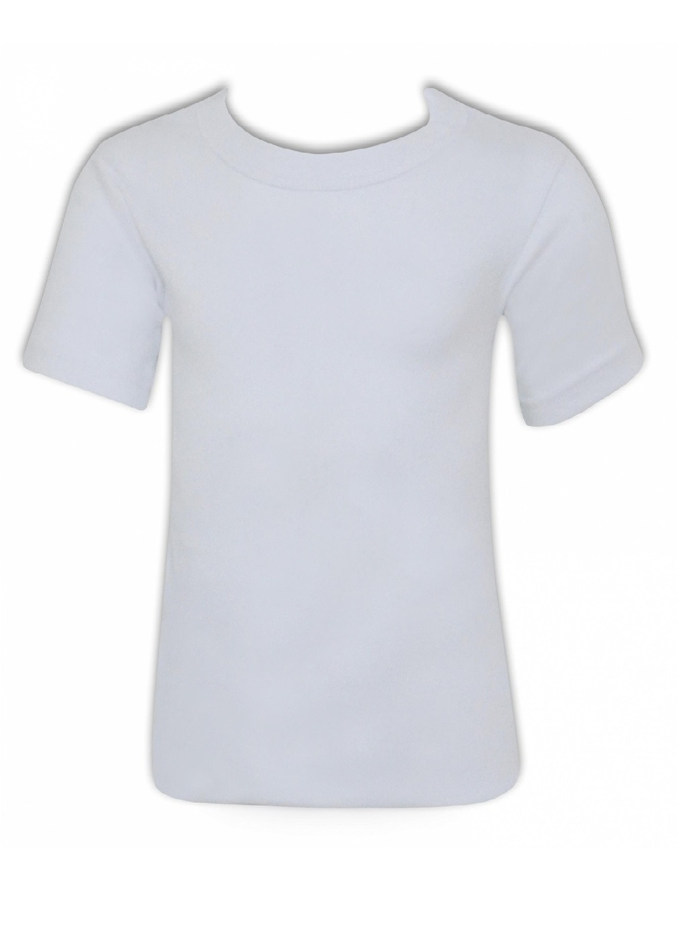 Біла демісезонна футболка для хлопчика (2шт),, р.7-8, white Katamino K12820