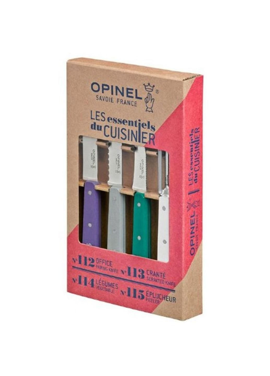Набор ножей Les Essentiels Art 4шт (001939) Opinel комбинированные,