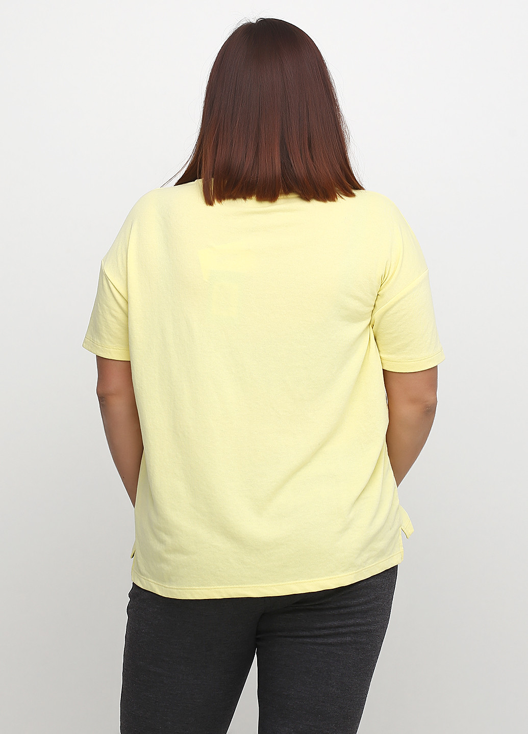 Желтая летняя футболка Jacqueline de Yong