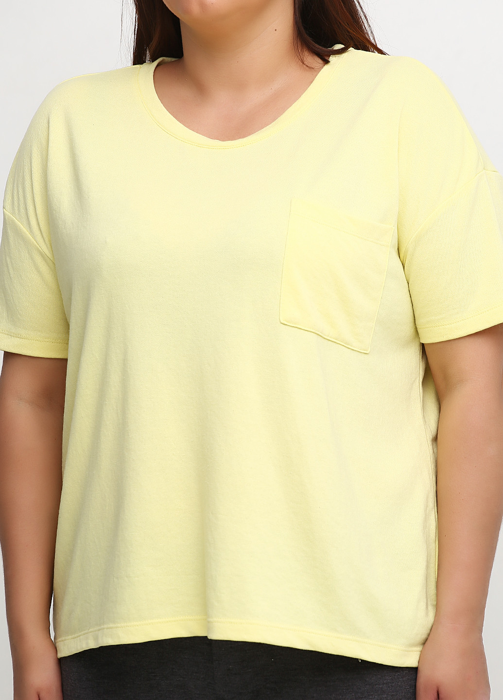 Желтая летняя футболка Jacqueline de Yong