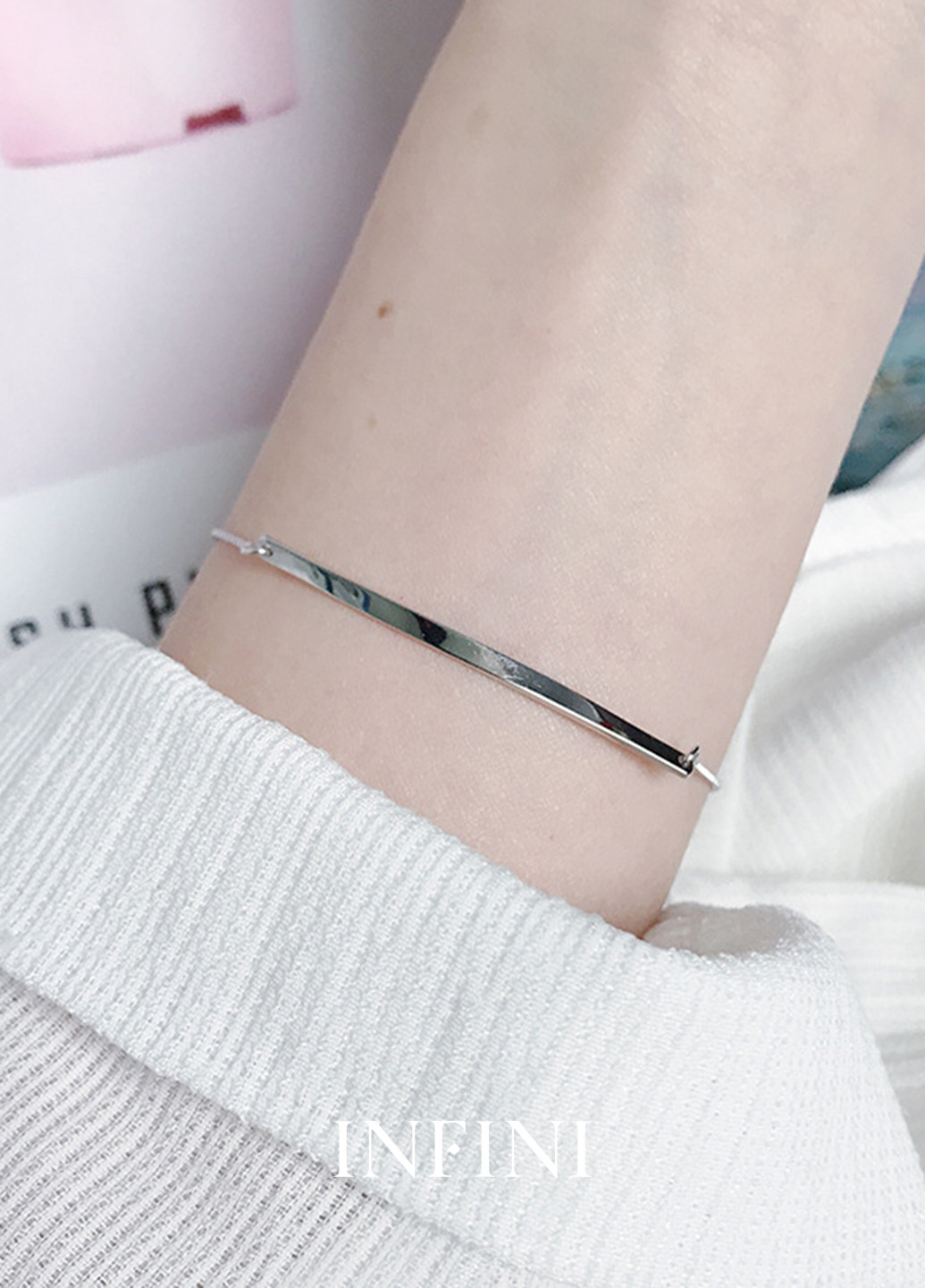 Браслет серебряный Infini (256537008)