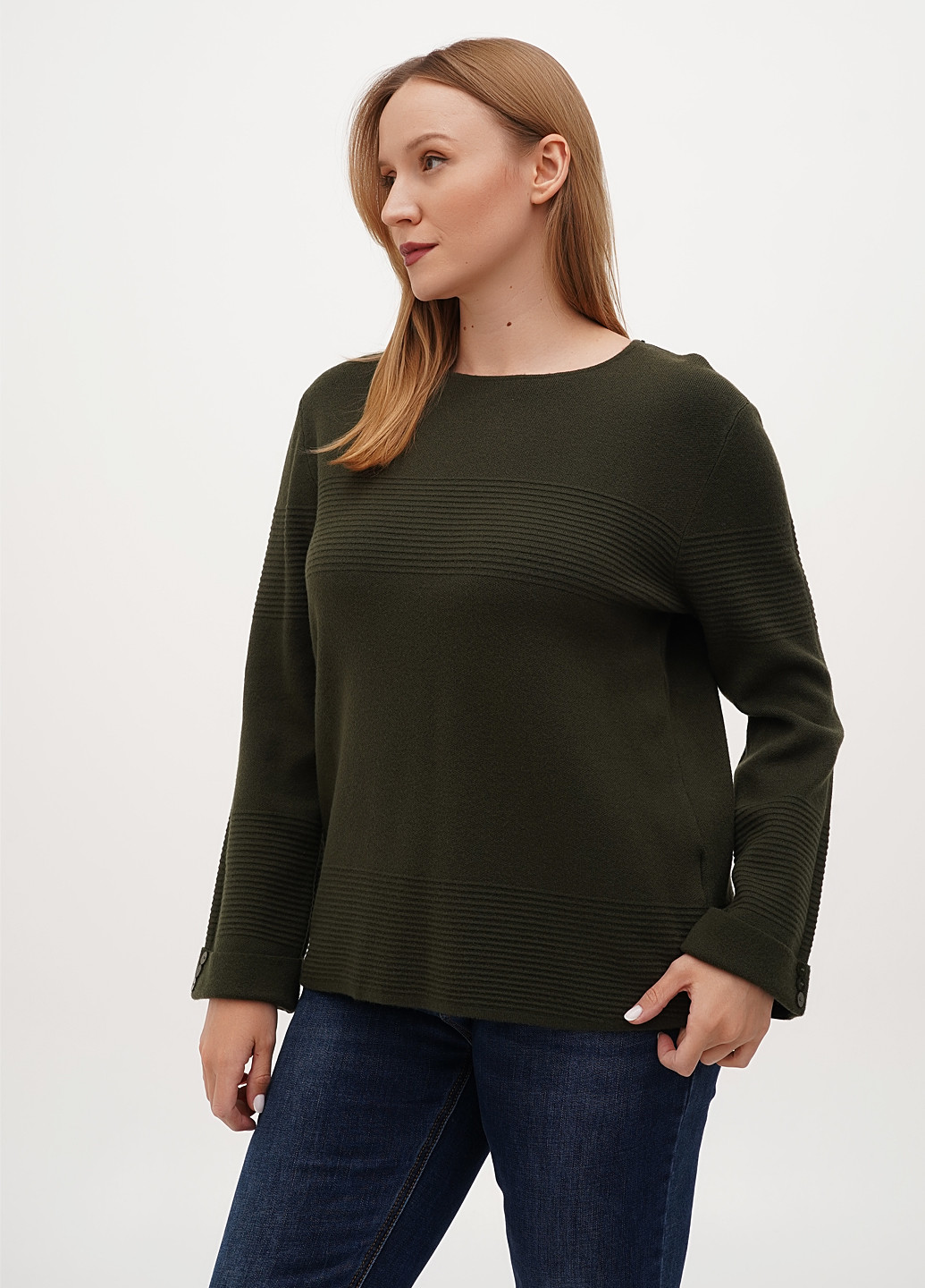 Оливковий (хакі) демісезонний джемпер джемпер Minus