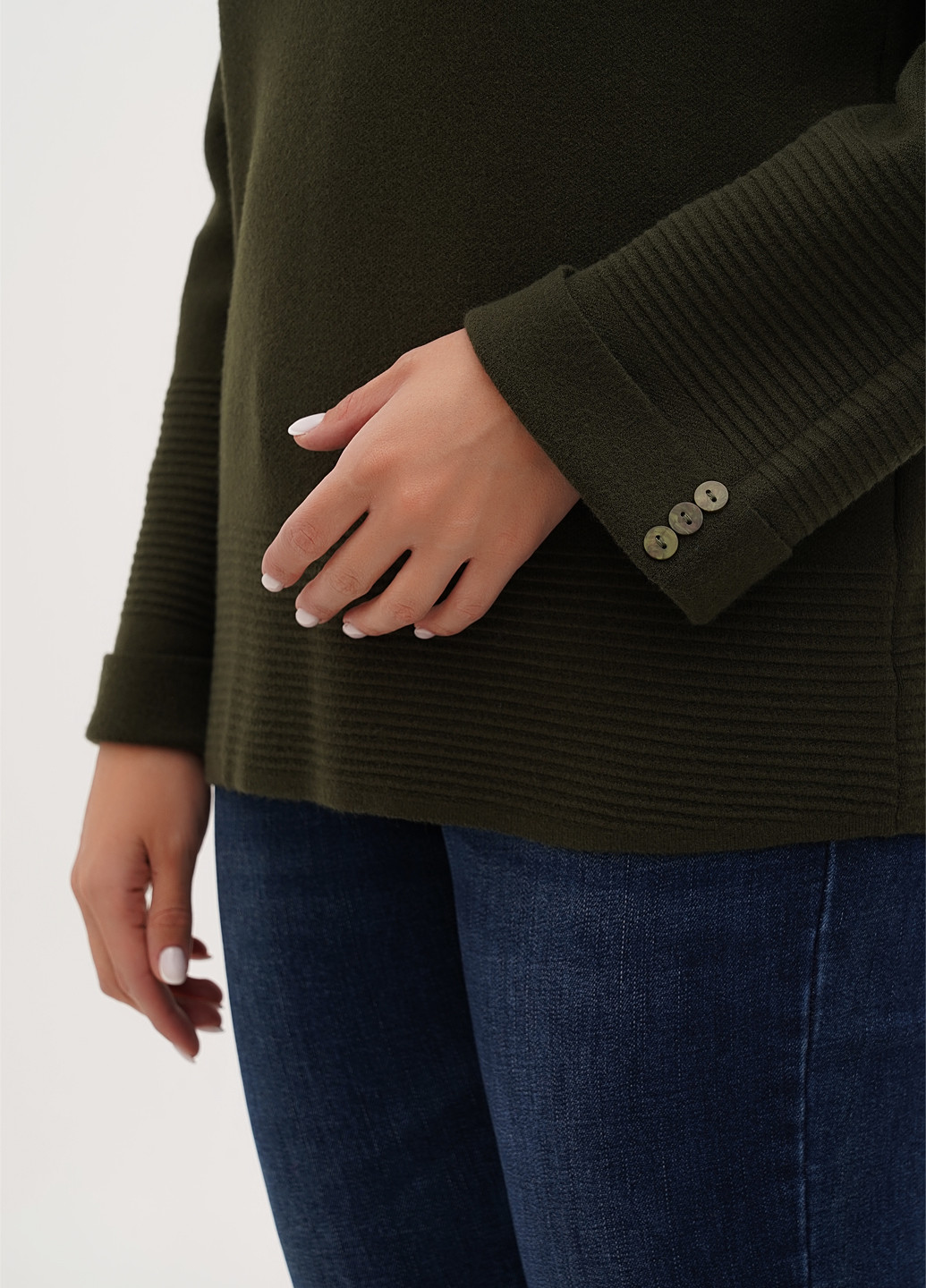 Оливковий (хакі) демісезонний джемпер джемпер Minus